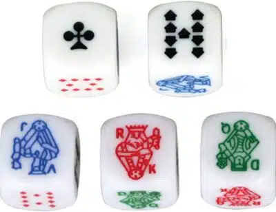 Règle du Poker d'As (Poker dice) - Jeux de dés