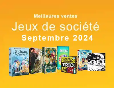 Meilleures ventes jeux de société septembre 2024